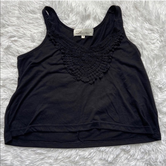 Vintage Havana Tops - Vintage Havana Cropped Tank Medium
